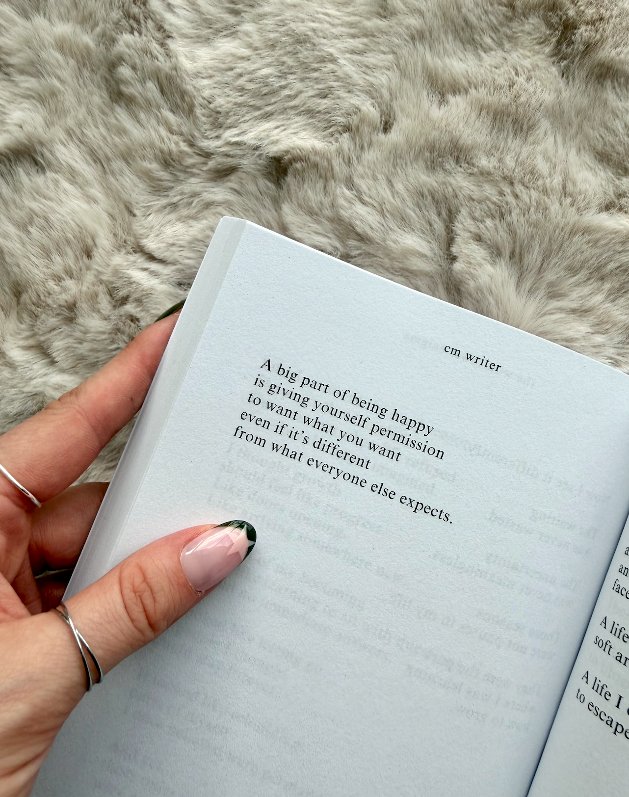 An interior poem from The Wildflower Enigma